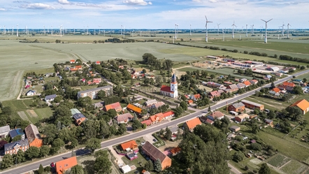 Luftbilder Dorf Dauer Uckermark