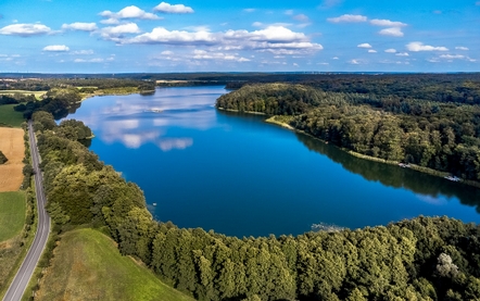 Luftbilder Haussee Hardenbeck Uckermark